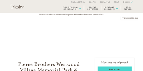 Pierce Brothers Westwood Village Memorial Park & Mortuary