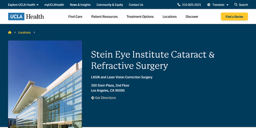 UCLA Stein Eye Institute Cataract & Refractive Surgery